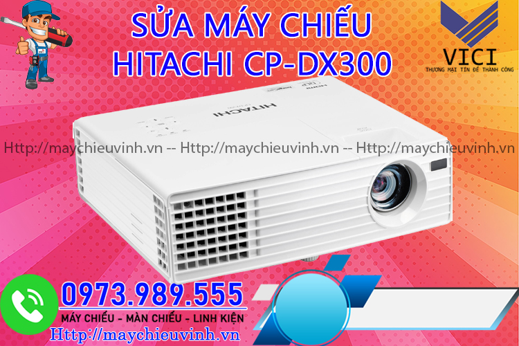 sửa máy chiếu hitachi cp-dx300